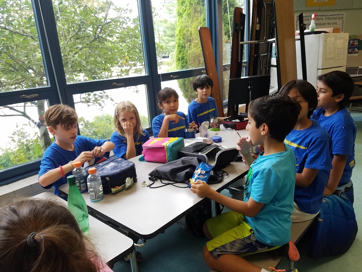 Lunch time with campers