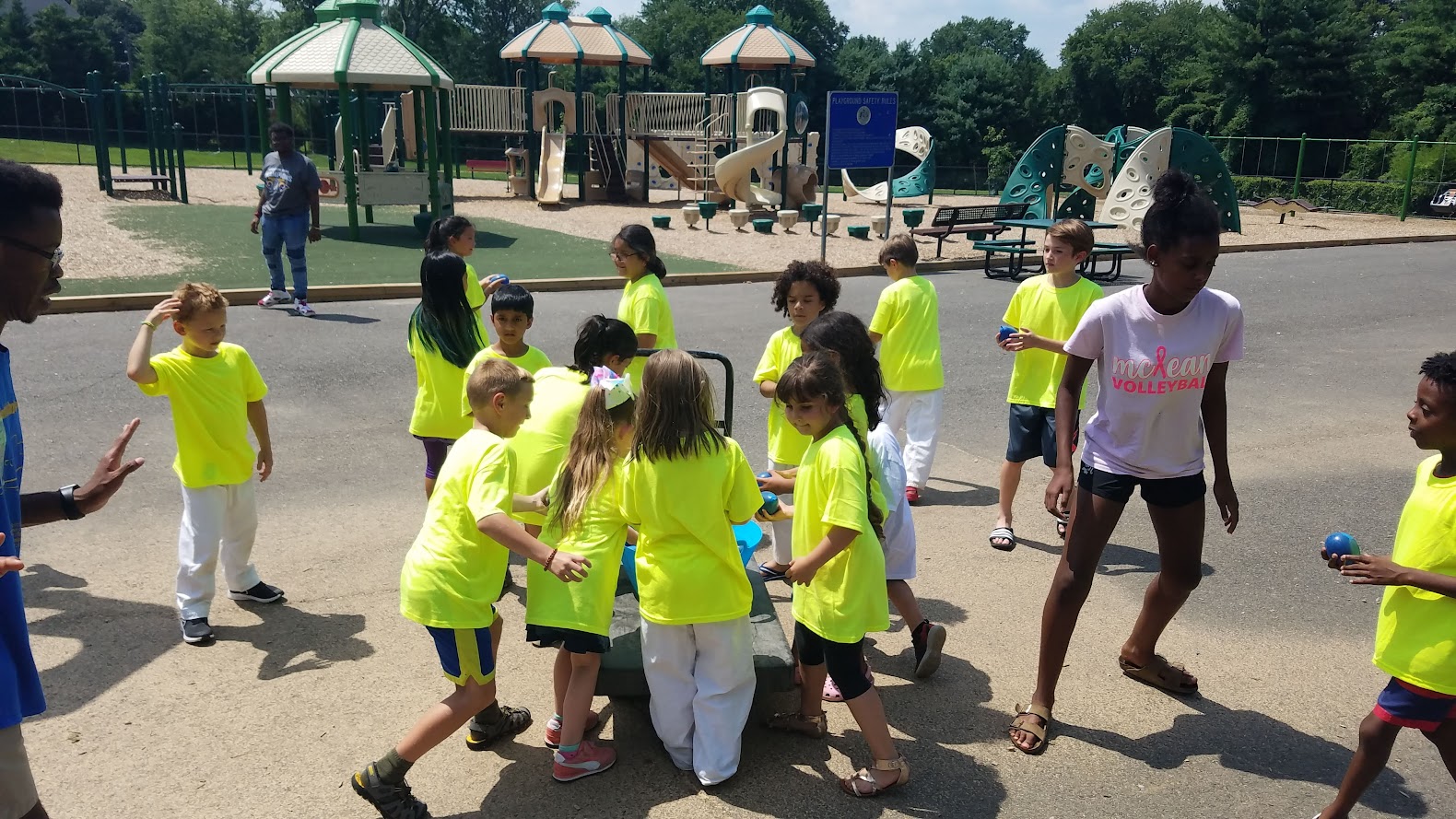 Water balloon gathering